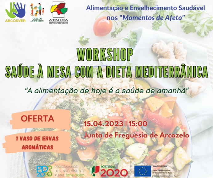 Workshop Sa&uacute;de &agrave; mesa com a dieta Mediterr&acirc;nica 